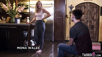 MILF Mommy Mona Wales Had Her Endearing Stepson Fucking Her Advantageous Ass
