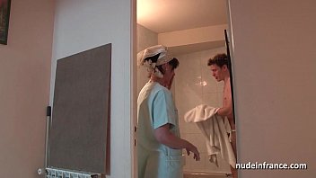 French Mom Seduces Younger Boy Sucks His Massive Cock And Provides Her Ass